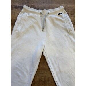 Sonneti London Joggers Adult Ivory Classic Drawstring‎ Sweatpants Size Small